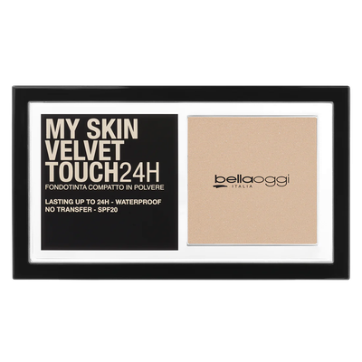 Пудра компактная Bellaoggi My Skin Velvet Touch 24h SPF20 тон 15C - 