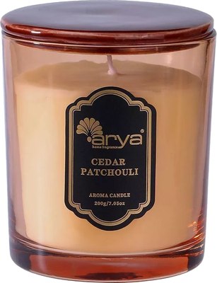 Свеча Arya Cedar Patchouli / 8680943254368 (янтарь) - 