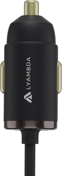 Зарядное устройство автомобильное Lyambda LS-AC20_C (черный)