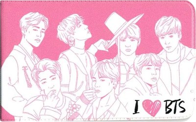 Кардхолдер Эксмо I love BTS / 9785041100797 - 