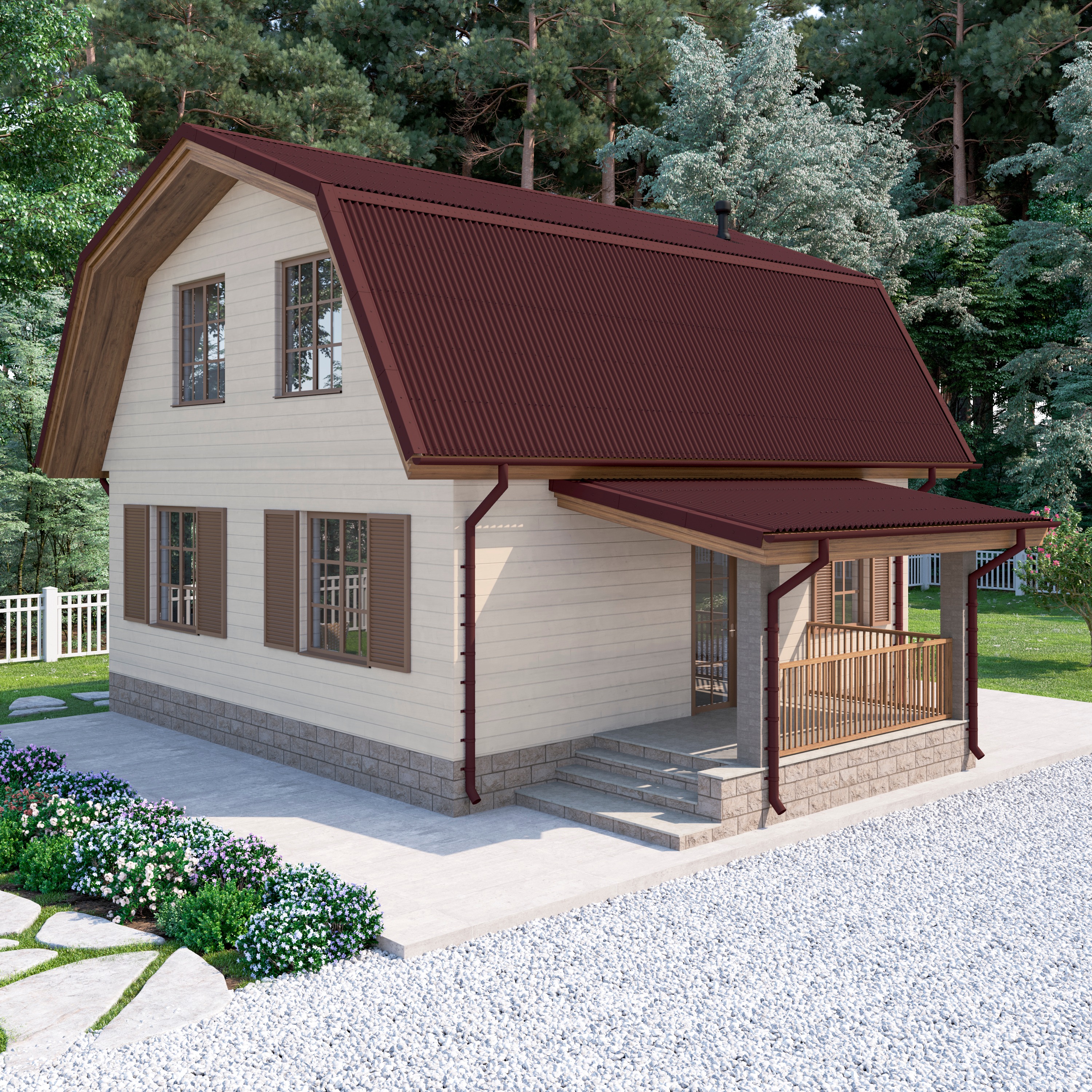 Лист кровельный Onduline Smart DIY (1950х760, красный) — фото 4