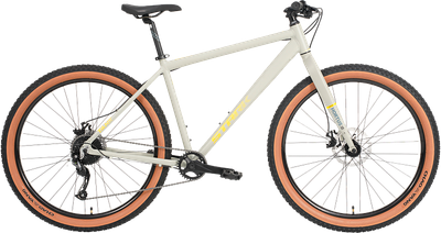 Велосипед STARK Tank 29.3 D+ 2025 (18, серый матовый/желтый) - 