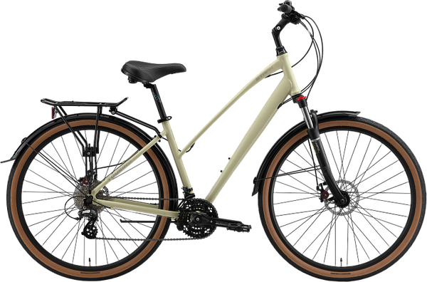 Велосипед STARK Touring 28.2 D Lady (2025 15, палевый матовый/серый)