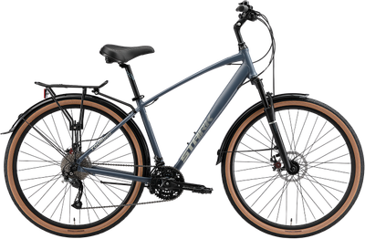Велосипед STARK Touring 28.3 D 2025 (16, сине-серый матовый/серый) - 