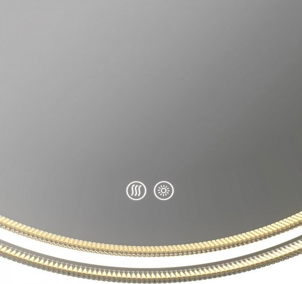 Купить Зеркало Teymi Lina Romantic Gold D60 LED / T20131 в Минске