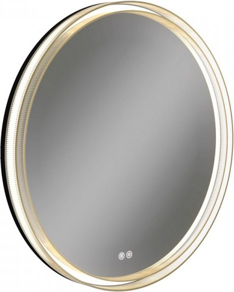 Купить Зеркало Teymi Lina Romantic Black D60 LED / T20132 в Минске