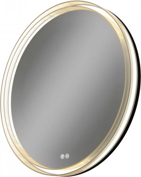 Купить Зеркало Teymi Lina Romantic Black D60 LED / T20132 в Минске