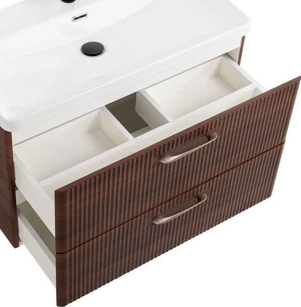 Тумба с умывальником BelBagno Noce DUE-800-2C-SO-NOCE-P + BB-8076-3-80