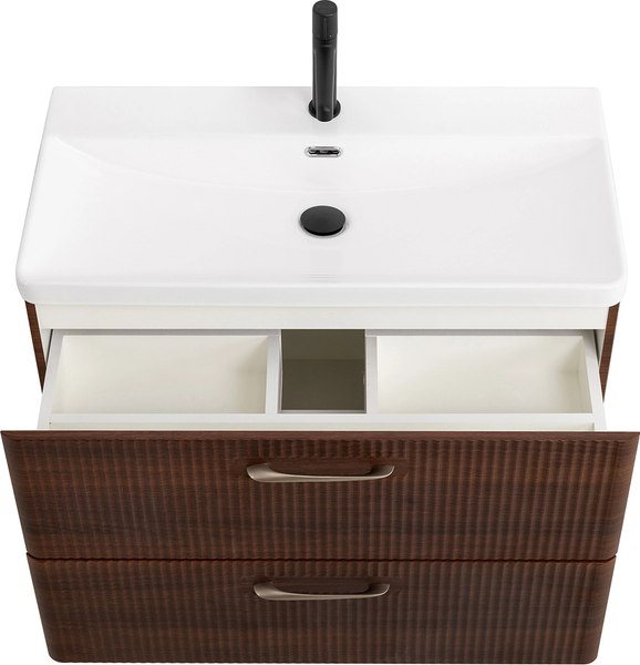 Тумба с умывальником BelBagno Noce DUE-800-2C-SO-NOCE-P + BB-8076-3-80