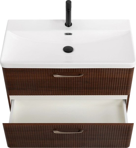 Тумба с умывальником BelBagno Noce DUE-800-2C-SO-NOCE-P + BB-8076-3-80