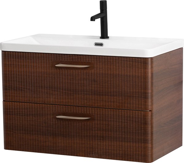 Тумба с умывальником BelBagno Noce DUE-800-2C-SO-NOCE-P + BB-8076-3-80