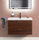 Тумба с умывальником BelBagno Noce DUE-800-2C-SO-NOCE-P + BB-8076-3-80 - 