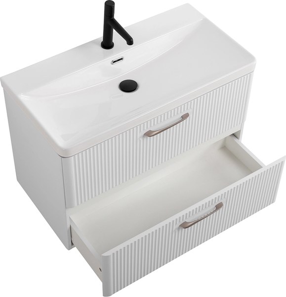 Купить Тумба с умывальником BelBagno DUE-800-2C-SO-BM-P + BB-8076-3-80 в Борисове