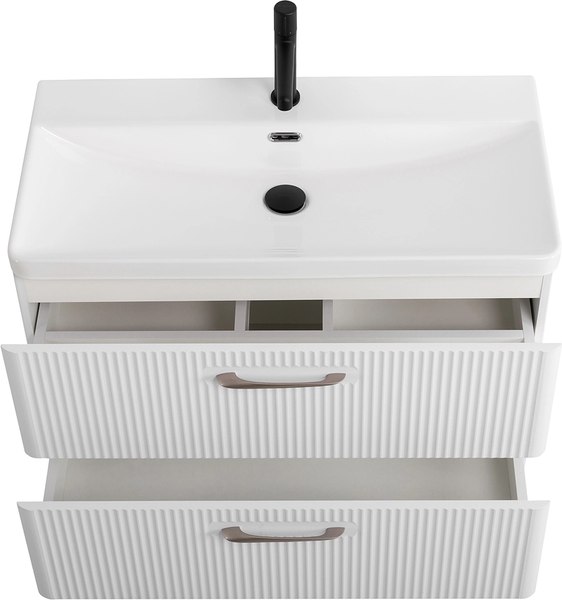 Купить Тумба с умывальником BelBagno DUE-800-2C-SO-BM-P + BB-8076-3-80 в Борисове