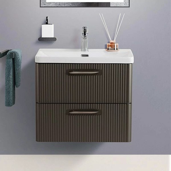 Тумба с умывальником BelBagno DUE-600-2C-SO-GM-P + BB-8076-3-60