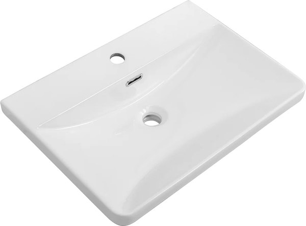 Купить Тумба с умывальником BelBagno Lucido DUE-600-2C-SO-BL-P + BB-8076-3-60 в Минске