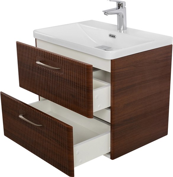 Купить Тумба с умывальником BelBagno DUE-600-2C-SO-NOCE-P + BB-8076-3-60 в Слуцке
