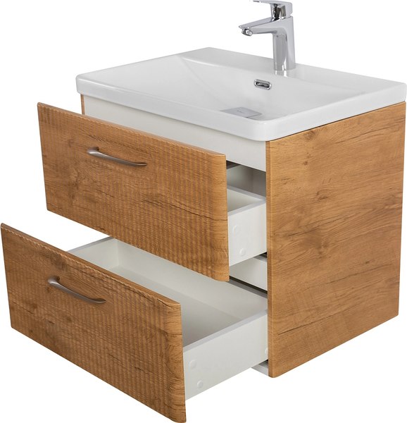 Купить Тумба с умывальником BelBagno DUE-600-2C-SO-RN-P + BB-8076-3-60 в Минске