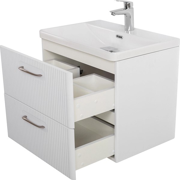 Тумба с умывальником BelBagno DUE-600-2C-SO-BM-P + BB-8076-3-60