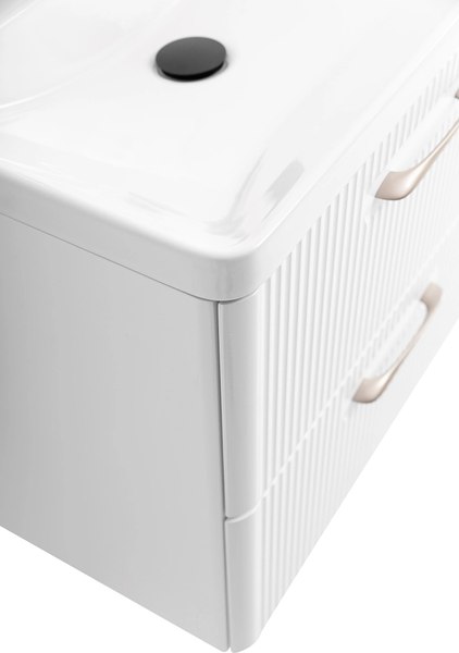Купить Тумба с умывальником BelBagno DUE-500-2C-SO-BL-P + BB-8076-3-50 в Минске