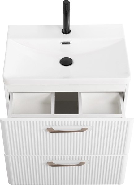 Купить Тумба с умывальником BelBagno DUE-500-2C-SO-BL-P + BB-8076-3-50 в Минске