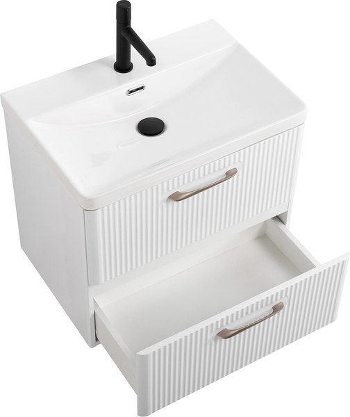 Купить Тумба с умывальником BelBagno DUE-500-2C-SO-BL-P + BB-8076-3-50 в Минске