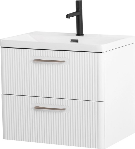 Купить Тумба с умывальником BelBagno DUE-500-2C-SO-BL-P + BB-8076-3-50 в Минске