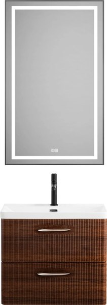 Тумба с умывальником BelBagno Noce DUE-500-2C-SO-NOCE-P + BB-8076-3-50