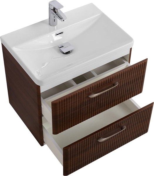 Тумба с умывальником BelBagno Noce DUE-500-2C-SO-NOCE-P + BB-8076-3-50