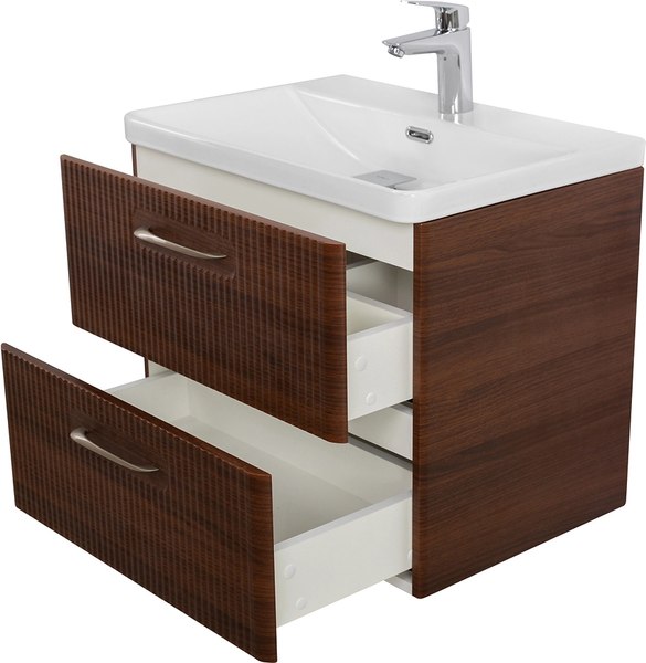 Тумба с умывальником BelBagno Noce DUE-500-2C-SO-NOCE-P + BB-8076-3-50