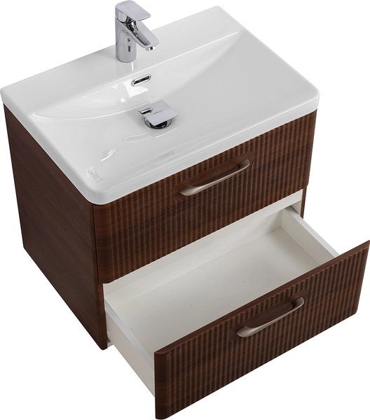 Тумба с умывальником BelBagno Noce DUE-500-2C-SO-NOCE-P + BB-8076-3-50