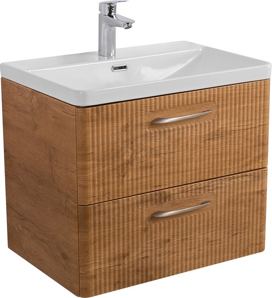 Купить Тумба с умывальником BelBagno Rovere Nature DUE-500-2C-SO-RN-P + BB-8076-3-50 в Борисове