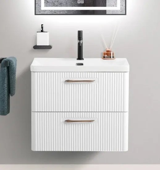 Тумба с умывальником BelBagno DUE-500-2C-SO-BM-P + BB-8076-3-50