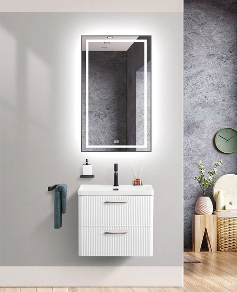 Тумба с умывальником BelBagno DUE-500-2C-SO-BM-P + BB-8076-3-50