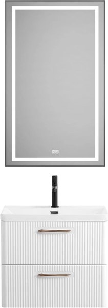 Тумба с умывальником BelBagno DUE-500-2C-SO-BM-P + BB-8076-3-50