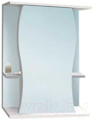 Шкаф с зеркалом для ванной Vako Пинта 55 / 16602
