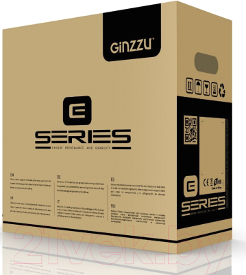 Корпус для компьютера Ginzzu E350 (черный)