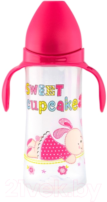 

Бутылочка для кормления Happy Care, Розовый, Sweet baby / 47611