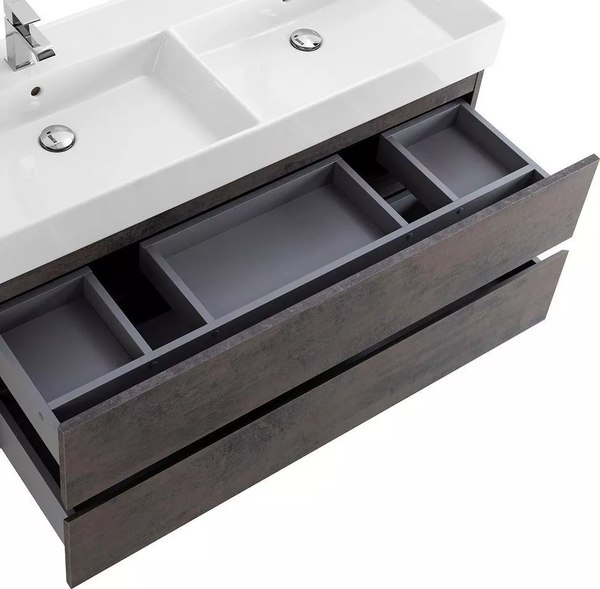 Тумба с умывальником Cezares Molveno 46-120-2C-SO-2-OSS + CZR-8070-120-2