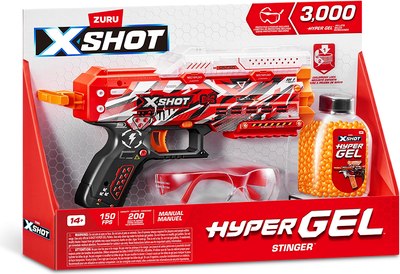 Бластер игрушечный Zuru X-Shot. Hyper Gel Stinger / 44150 - 