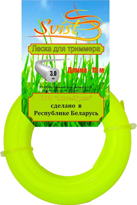 Леска для триммера Svist ЛТ-030015 3мм (15м, круг) - 