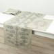 Комплект столового белья Беларускі лён 45x155 24С84-ШР/уп. (1 Кветкi-птушкi 126, с салфетками) - 