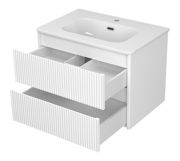 Купить Тумба с умывальником Brevita Riva 70 / RIV-07070-0102Я+B-OND070-01 в Бресте