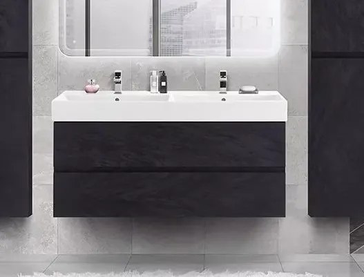 Тумба с умывальником Cezares Molveno 46-120-2C-SO-2-NR + CZR-8070-120