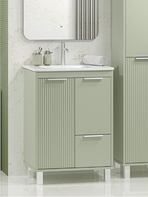 

Тумба с умывальником, Risacca Pistachio 60 / RIS-06060-0842Я+B-OND060-01