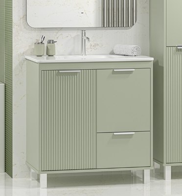 

Тумба с умывальником, Risacca Pistachio 80 / RIS-06080-0842Я+B-OND080-01