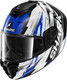 Мотошлем Shark Helmets Spartan RS Hibolt (L, черный/синий/белый) - 