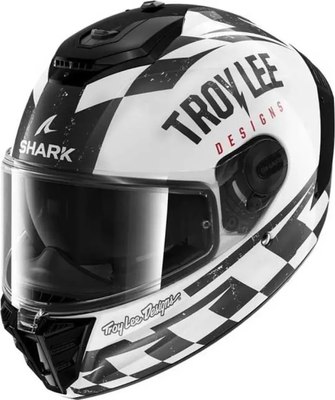 Мотошлем Shark Helmets Spartan RS Raceshop (M, белый/черный/красный) - 