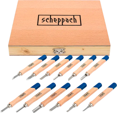 Набор стамесок Scheppach Sch-25530 (65677), (12пр) -