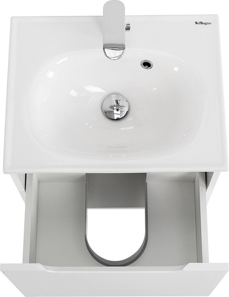 Тумба с умывальником BelBagno ETNA-600-1C-SO-BL-P + CZR-1923-600